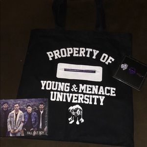 Fall Out Boy Young & Menace VIP merch package